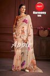 Harmony Vol 1 By Apple Organza Printed Sarees Wholesale Market In Surat